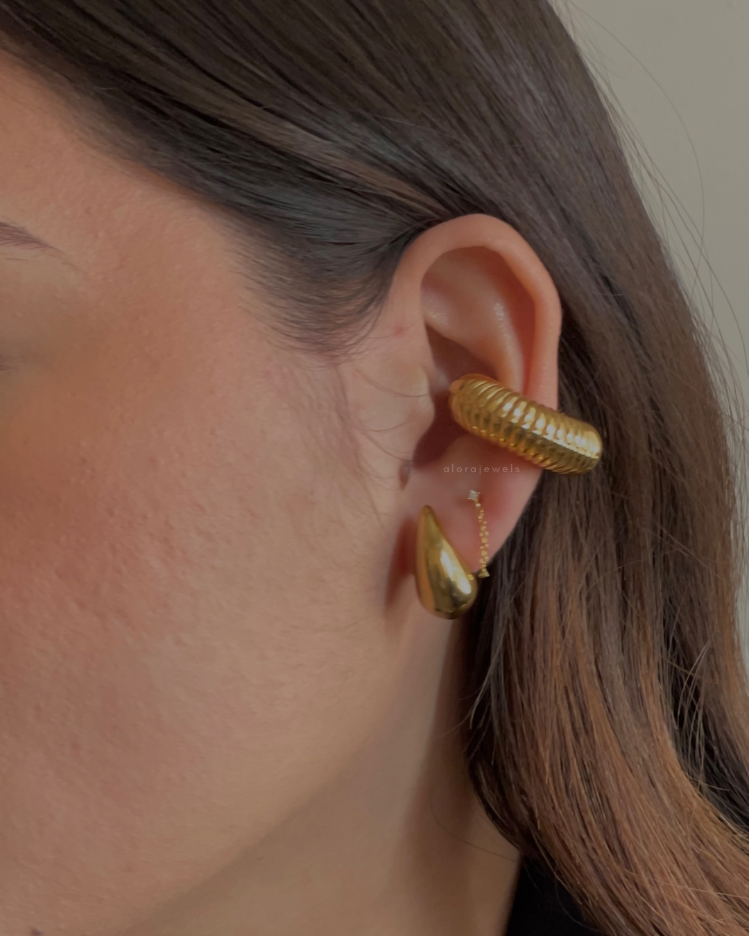 Texture chunky ear cuff