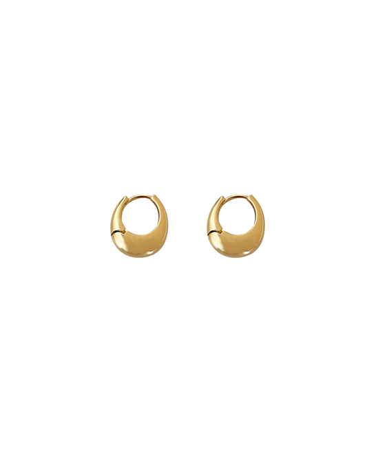 Louisa chunky huggie earrings