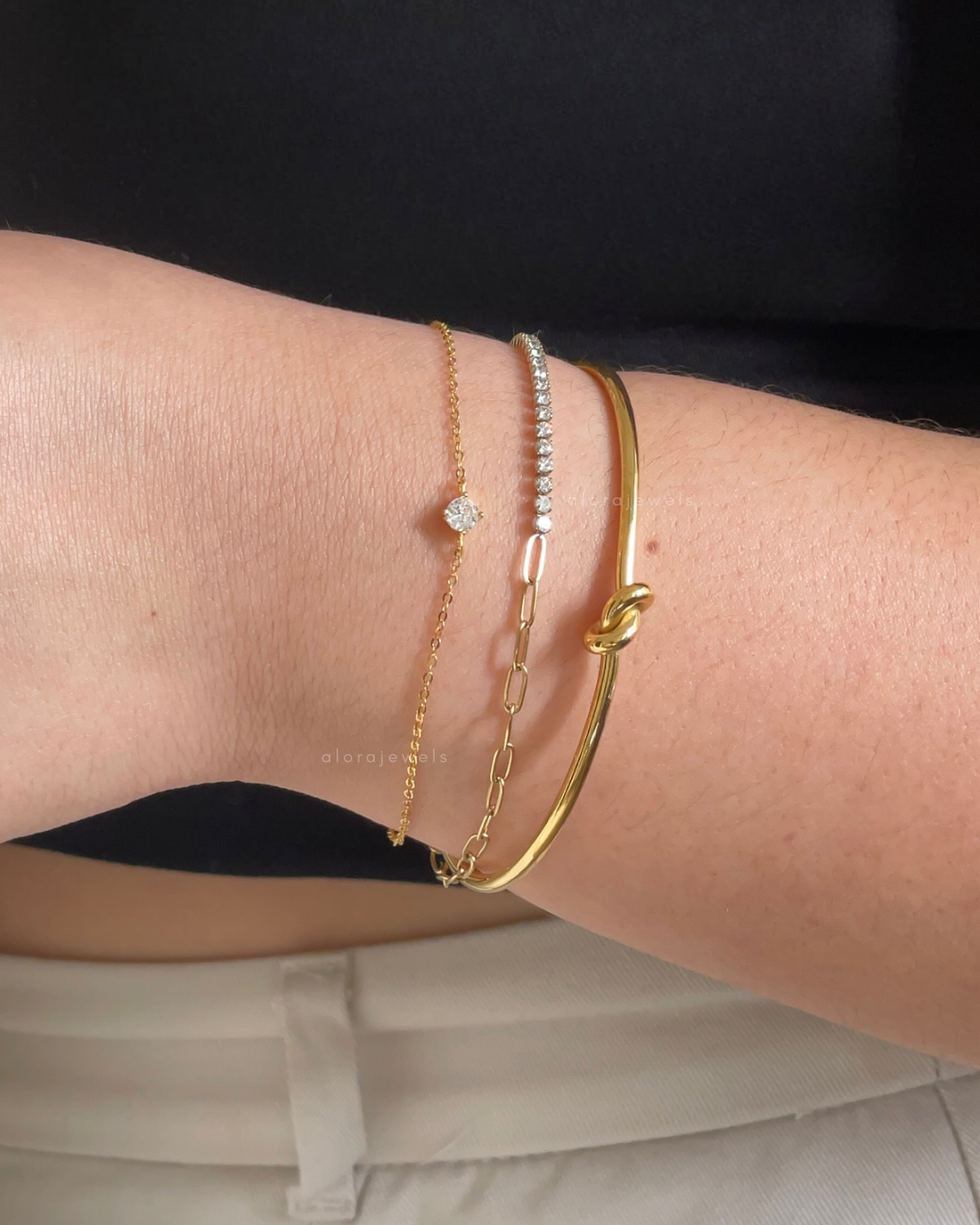 Tennis | paper clip bracelet