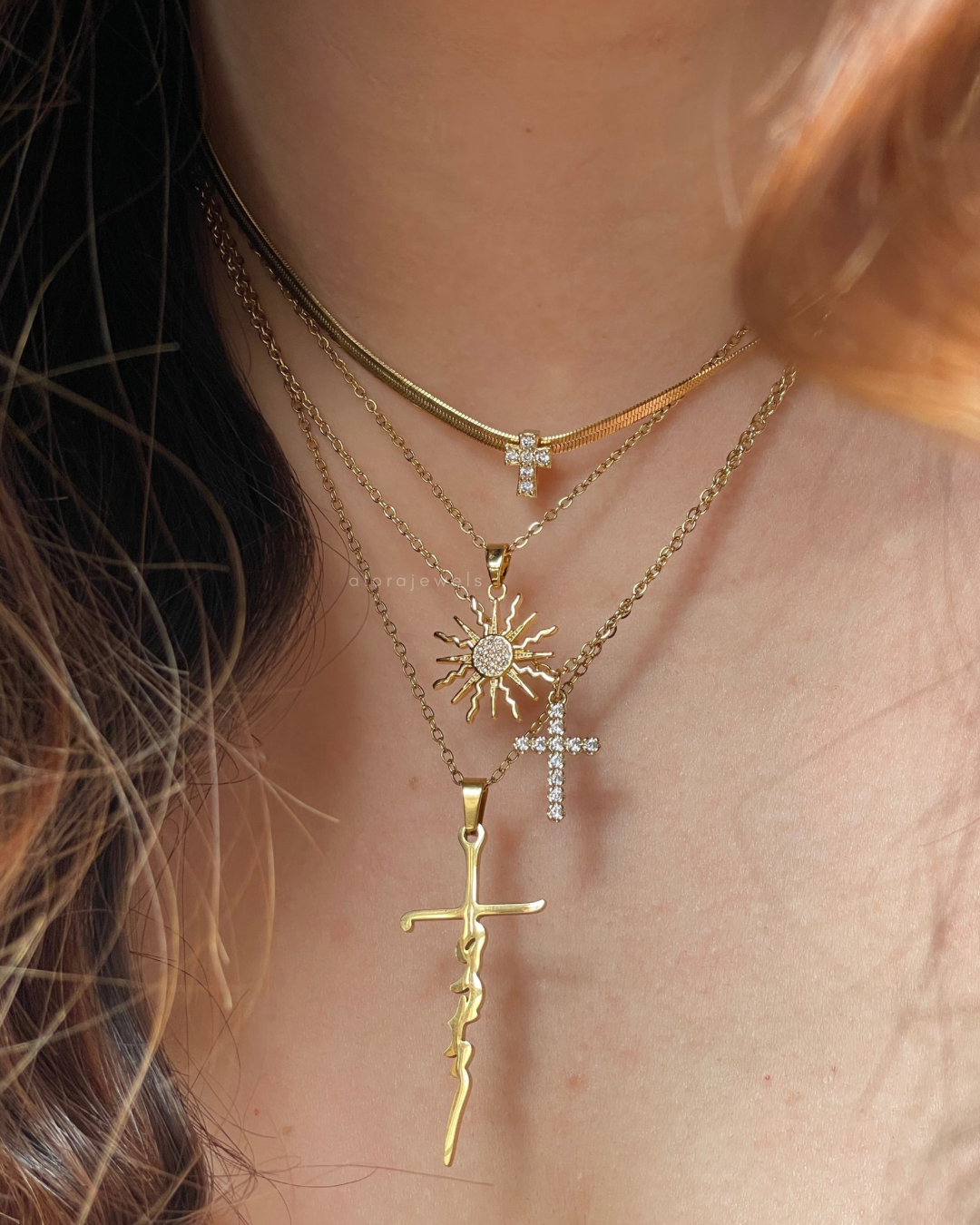 Sun necklace