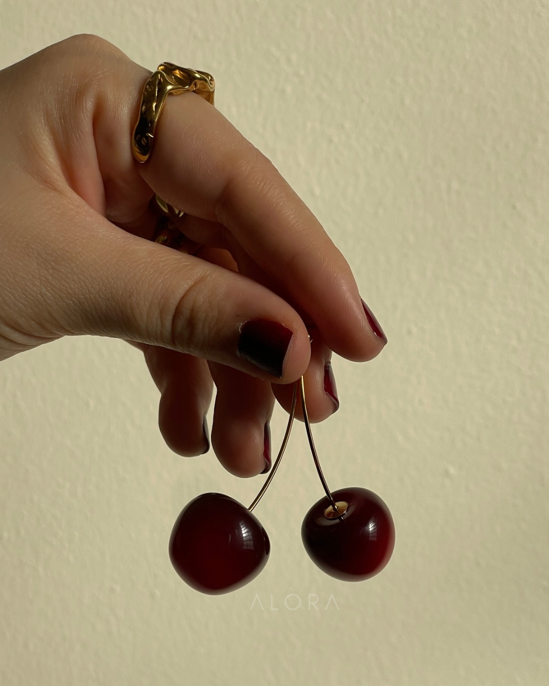 Cherry earrings