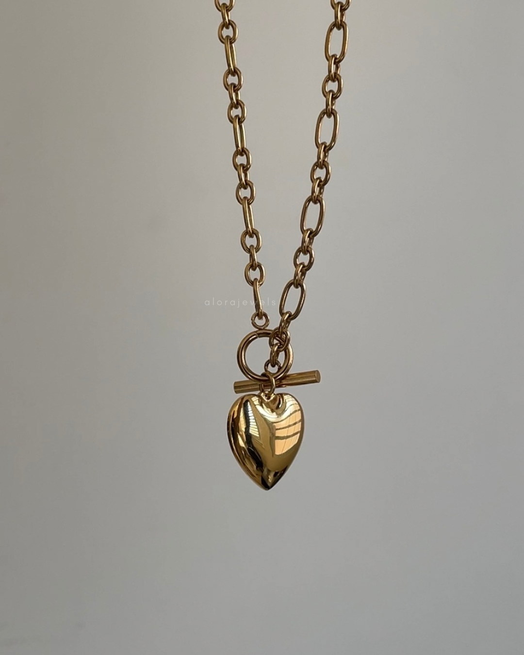 2 in 1 heart necklace