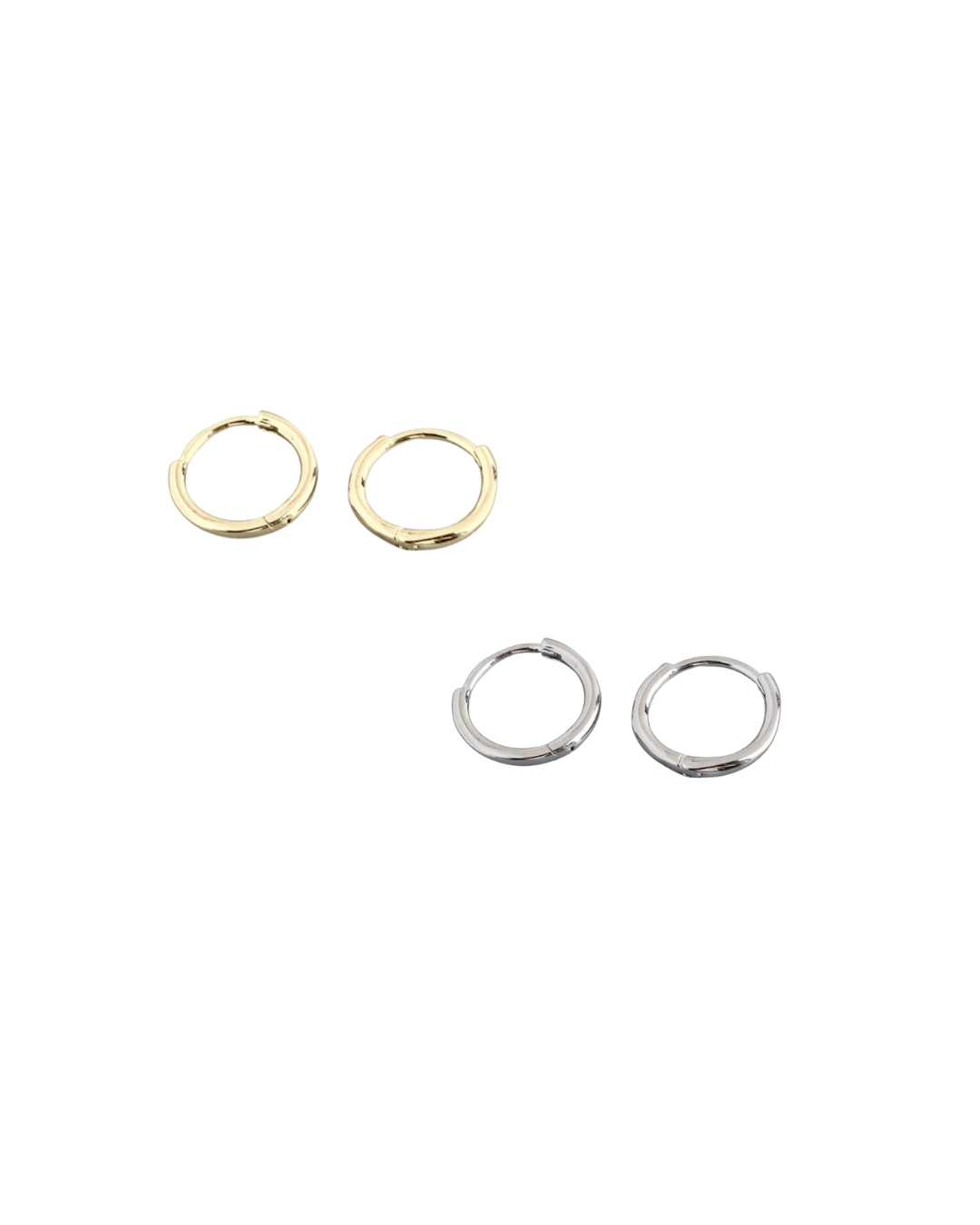 Classic huggie earrings | 9mm | C01