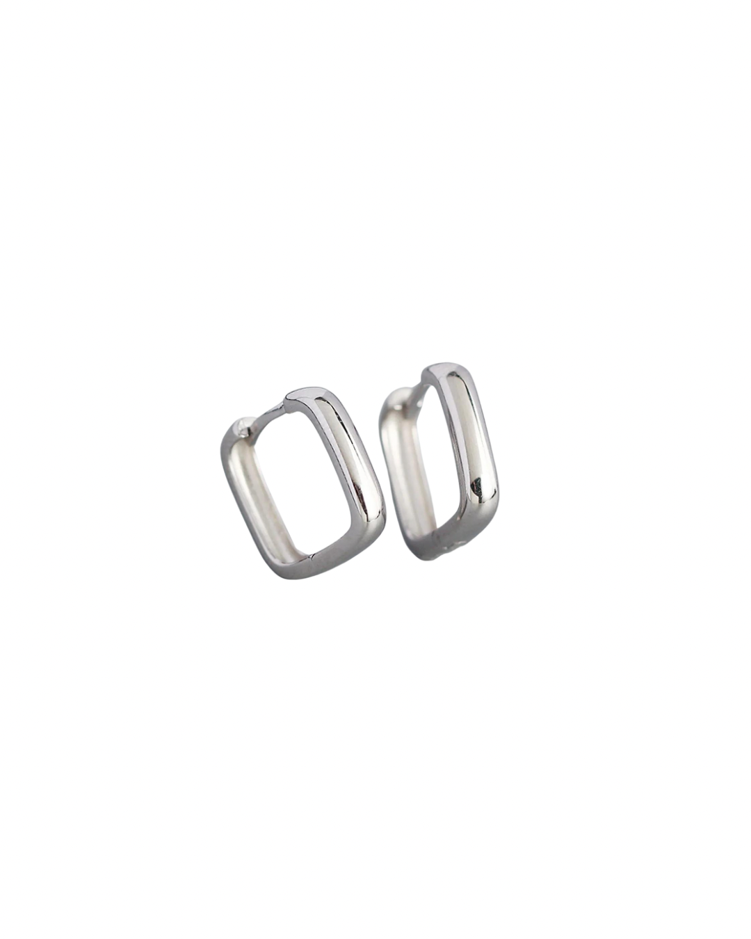 Square huggie earrings | C10