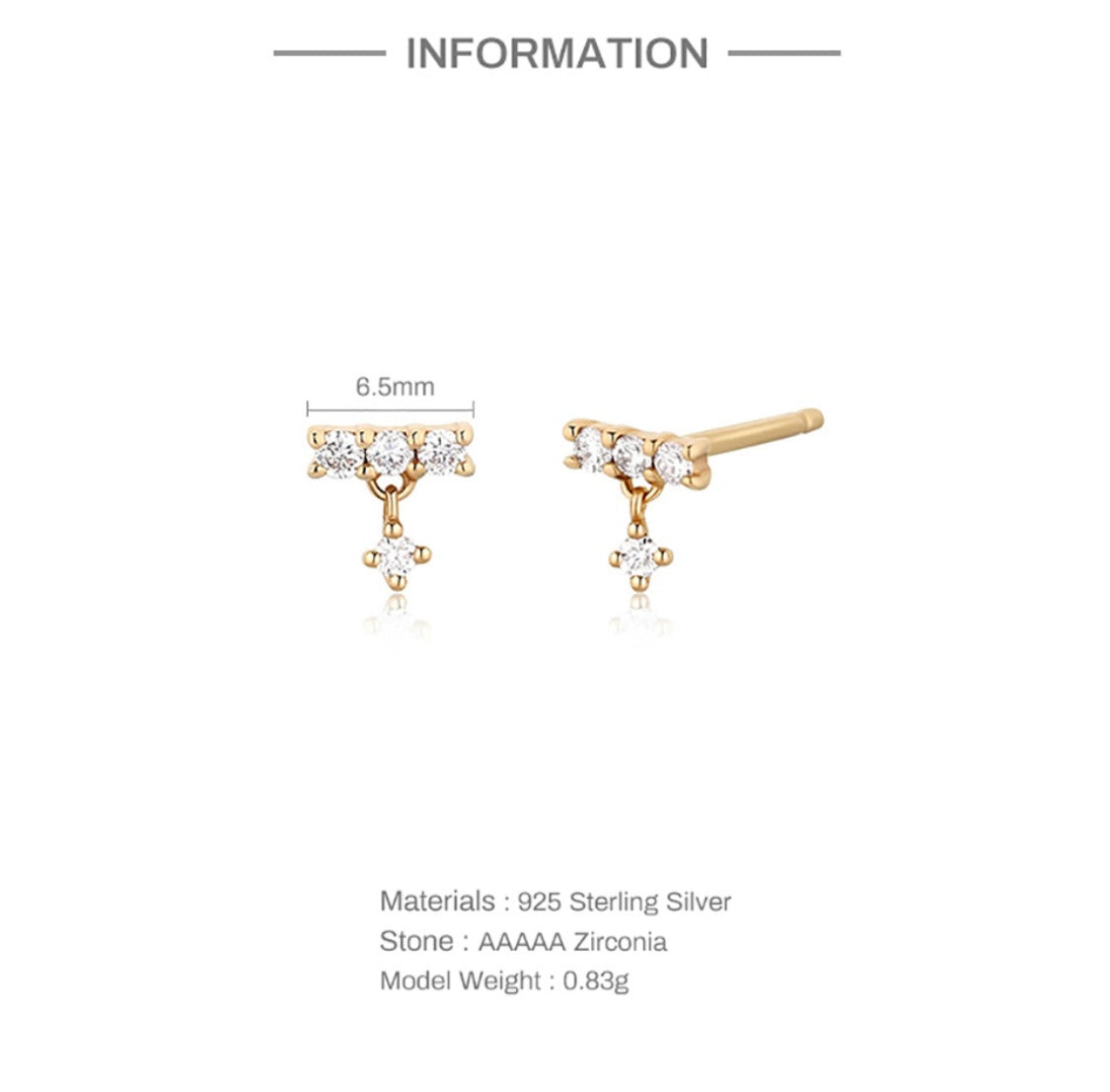 Debra stud earrings