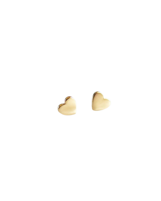 Love you more gold studs