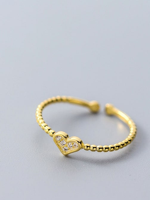 Valentine’s heart ring | adjustable